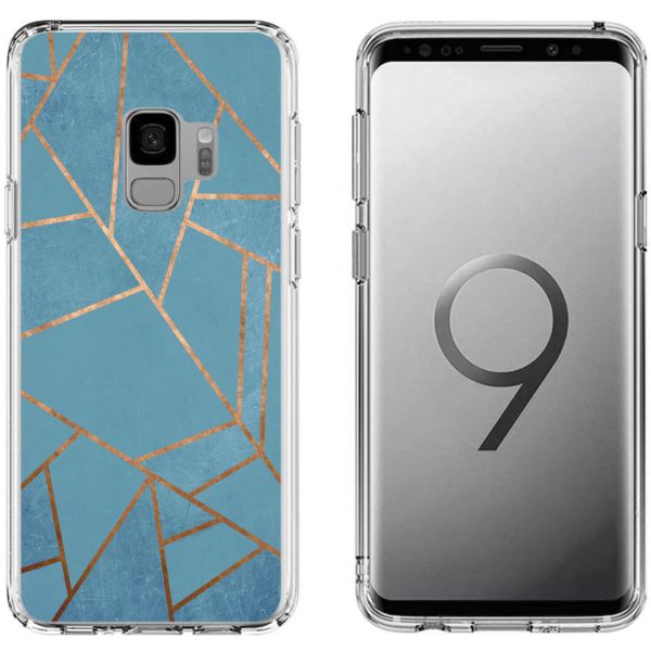 imoshion Design Hülle für das Samsung Galaxy S9 - Blue Graphic