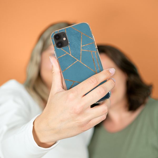 imoshion Design Hülle für das Samsung Galaxy S9 - Blue Graphic