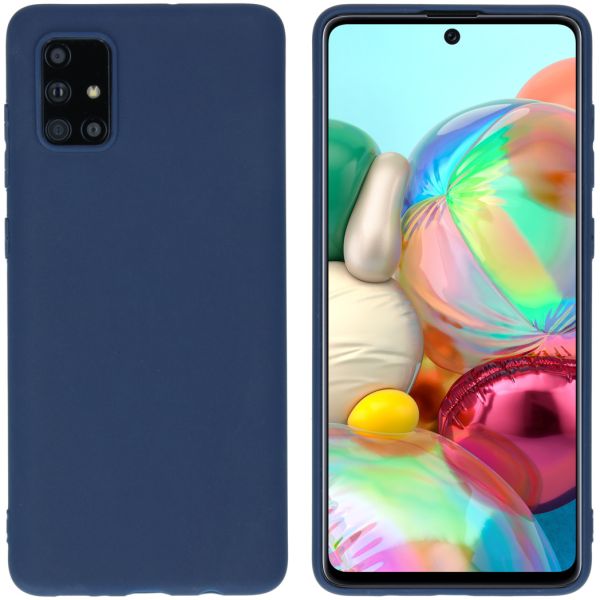 imoshion Color TPU Hülle Dunkelblau für Samsung Galaxy A71