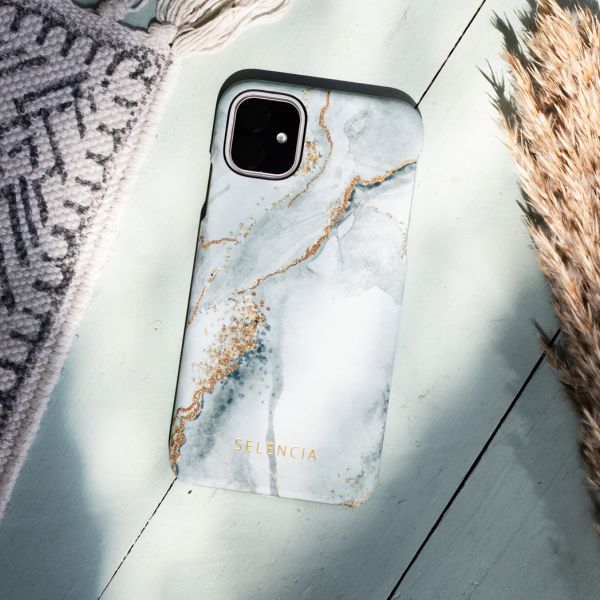 Selencia Maya Fashion Backcover iPhone Xr - Marble Stone