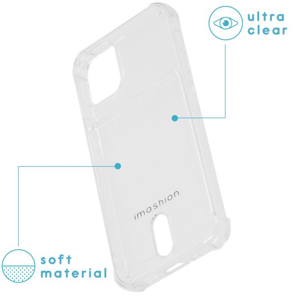 imoshion Soft Case Back Cover mit Kartenfach iPhone 12 Mini