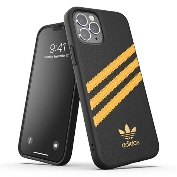 adidas Originals Moulded Case Samba für das iPhone 12 (Pro) - Schwarz / Gold