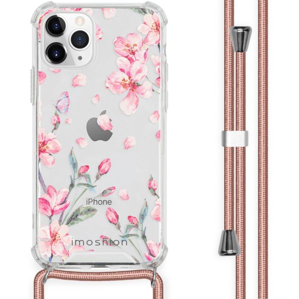 imoshion Design Hülle mit Band für das iPhone 11 Pro - Blossom Watercolor