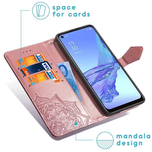 imoshion Mandala Klapphülle Oppo A53 / Oppo A53s  - Roségold