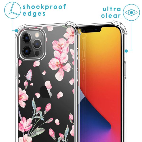 imoshion Design Hülle mit Band für das iPhone 12 (Pro) - Blossom Watercolor