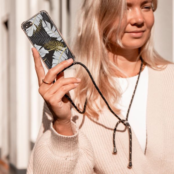 imoshion Design Hülle mit Band für das iPhone SE (2022 / 2020) / 8 / 7 - Glamour Botanic