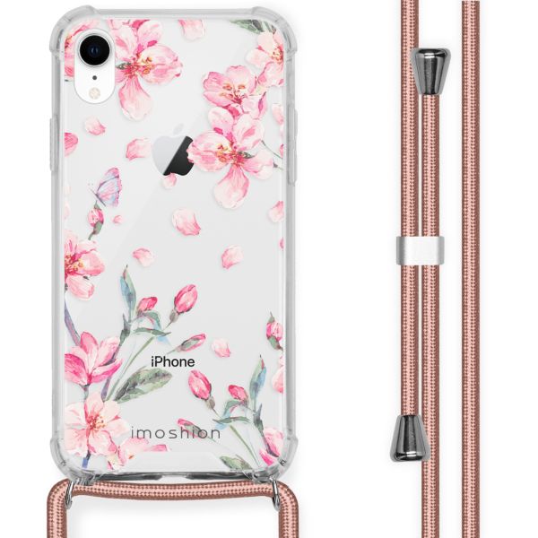 imoshion Design Hülle mit Band für das iPhone Xr - Blossom Watercolor