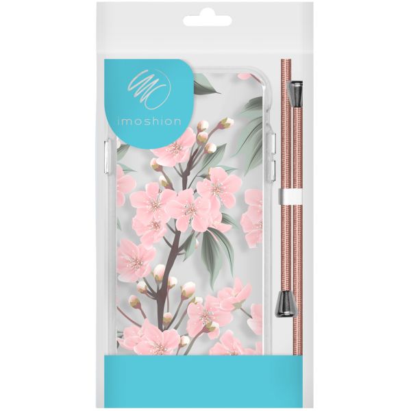 imoshion Design Hülle mit Band für das iPhone Xr - Cherry Blossom