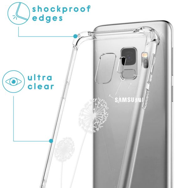 imoshion Design Hülle mit Band für das Samsung Galaxy S9 - Dandelion