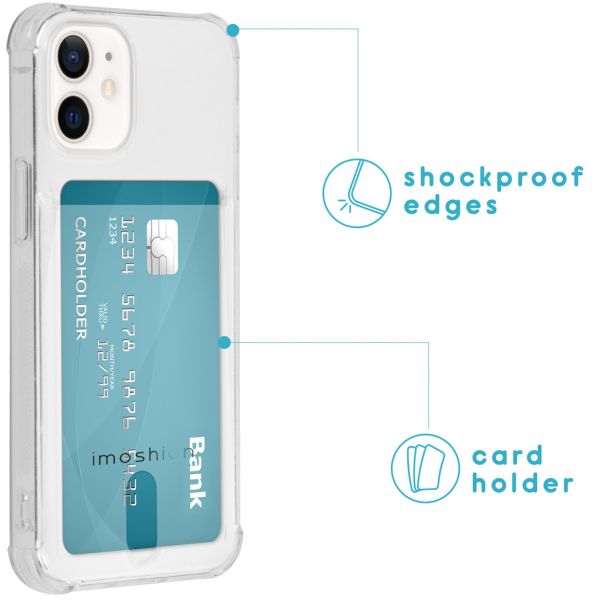 imoshion Soft Case Back Cover mit Kartenfach iPhone 12 Mini