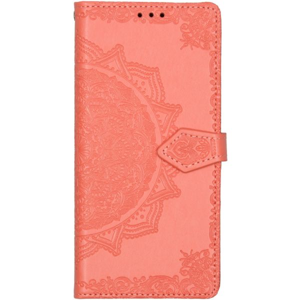 Mandala Klapphülle für das Samsung Galaxy A71 - Peach