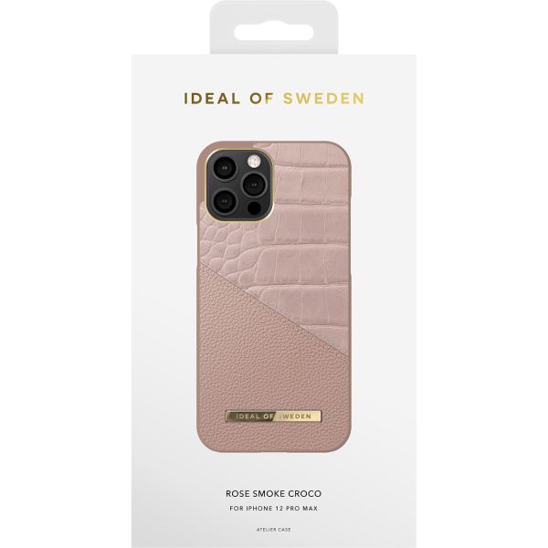 iDeal of Sweden Atelier Backcover für iPhone 12 Pro Max - Rose Smoke Croco