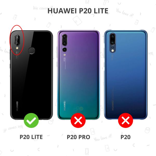 Luxus Klapphülle in Lederoptik für Huawei P20 Lite