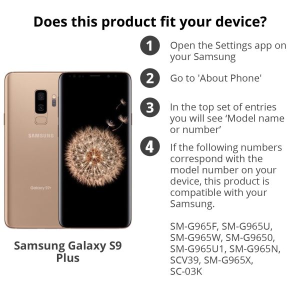 Schwarze Carbon-Hülle für das Samsung Galaxy S9 Plus