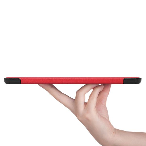 imoshion Trifold Klapphülle Samsung Galaxy Tab S6 Lite / Tab S6 Lite (2022) / Tab S6 Lite (2024) - Rot