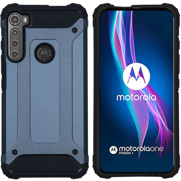 imoshion Rugged Xtreme Case Motorola One Fusion Plus - Dunkelblau