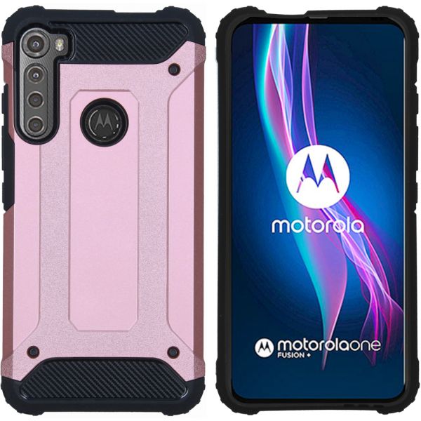 imoshion Rugged Xtreme Case Motorola One Fusion Plus - Roségold