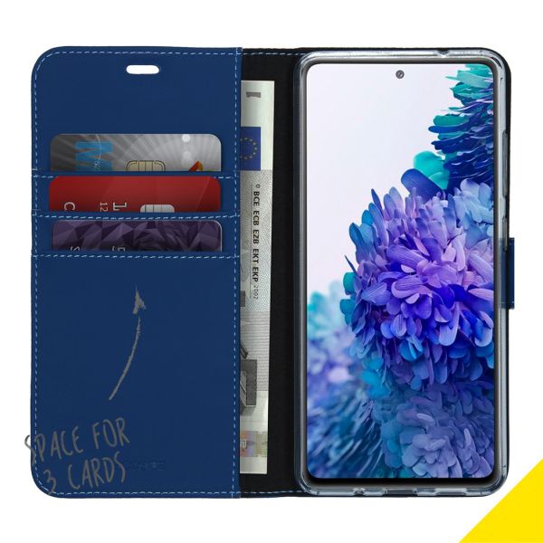 Accezz Wallet TPU Klapphülle Samsung Galaxy S20 FE - Dunkelblau