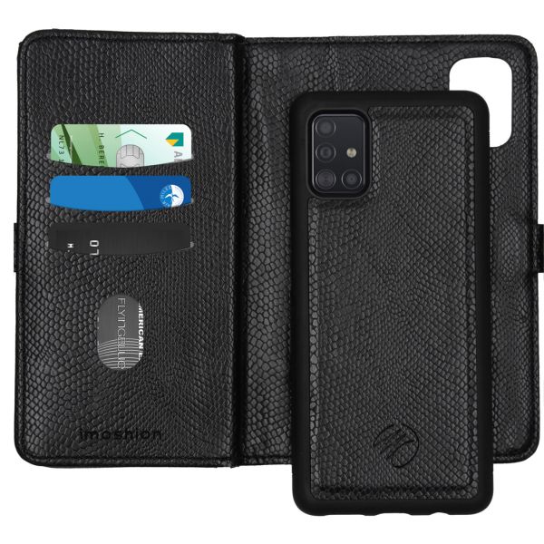 imoshion 2-1 Wallet Klapphülle für das Samsung Galaxy A51 - Black Snake