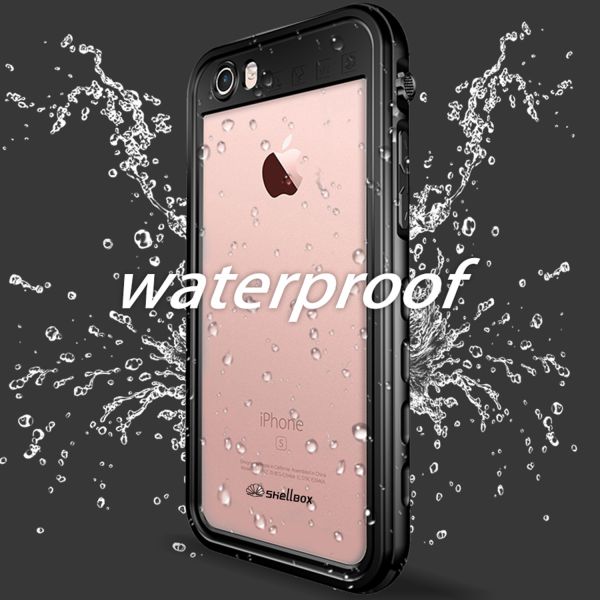 Redpepper Dot Plus Waterproof Case für das iPhone SE (2022 / 2020) / 8 / 7 / 6(s) - Schwarz