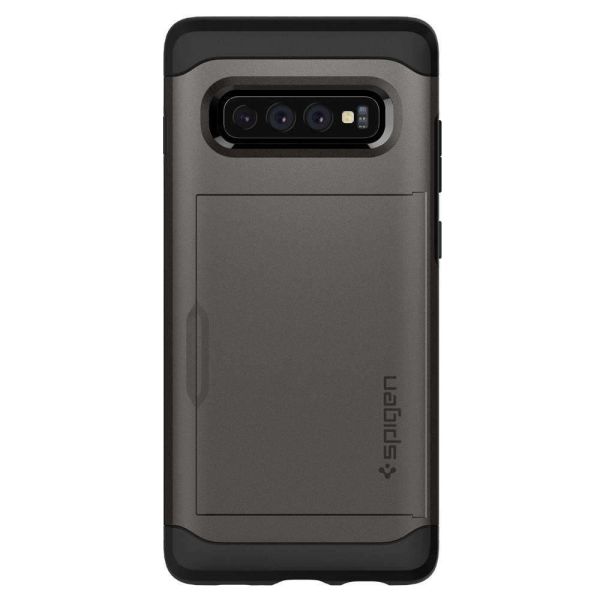 Spigen Slim Armor CS Case Grau für das Samsung Galaxy S10 Plus