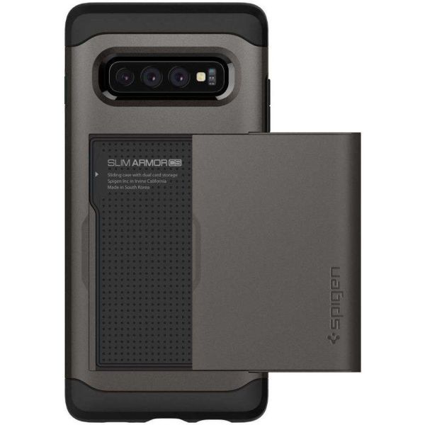 Spigen Slim Armor CS Case Grau für das Samsung Galaxy S10 Plus