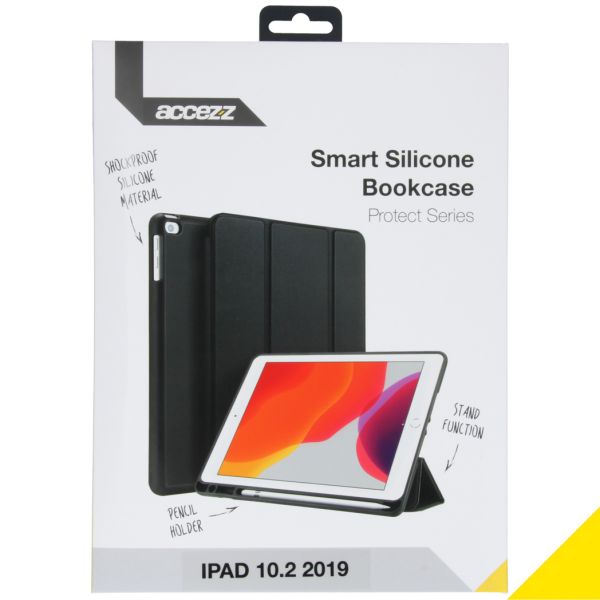 Accezz Smart Silicone Klapphülle Roségold iPad 9 (2021) 10.2 Zoll / iPad 8 (2020) 10.2 Zoll / iPad 7 (2019) 10.2 Zoll 