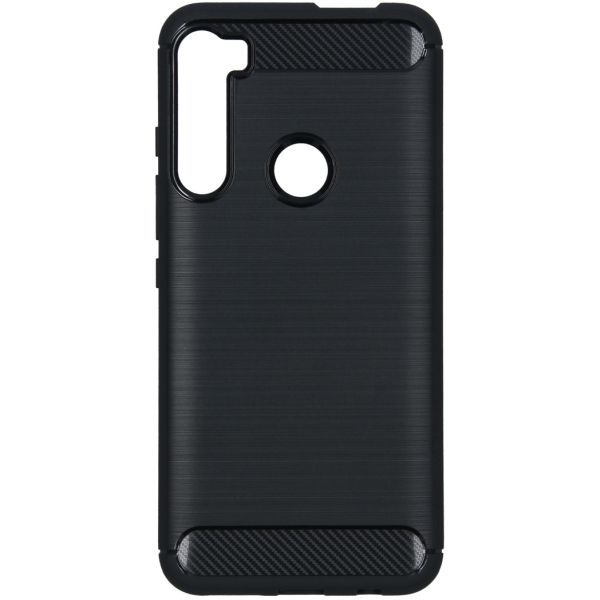 Brushed TPU Case für das Motorola One Fusion Plus - Schwarz