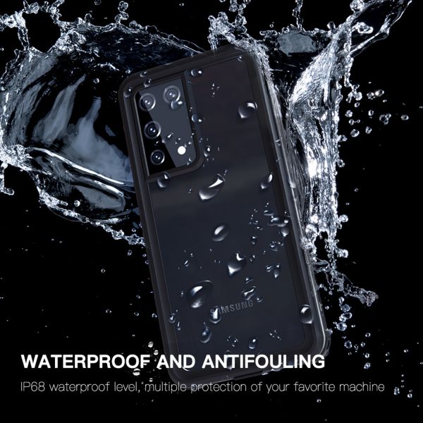 Redpepper Dot Plus Waterproof Case Schwarz für Galaxy S21 Ultra