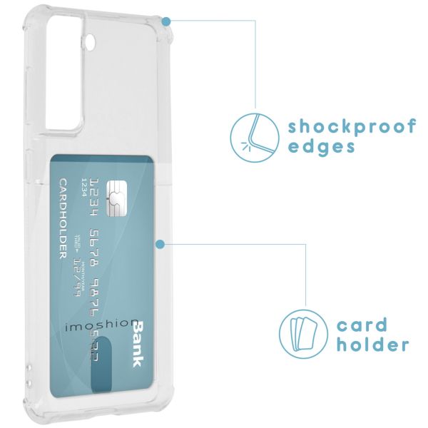 imoshion Soft Case Back Cover mit Kartenfach Galaxy S21 Plus