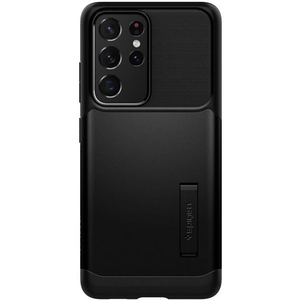 Spigen Slim Armor™ Case Schwarz für das Samsung Galaxy S21 Ultra