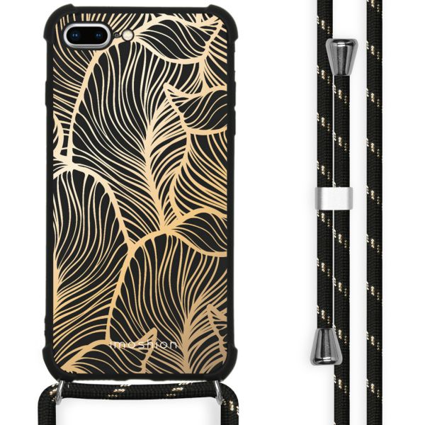 imoshion Design Hülle mit Band für das iPhone 8 Plus / 7 Plus - Golden Leaves