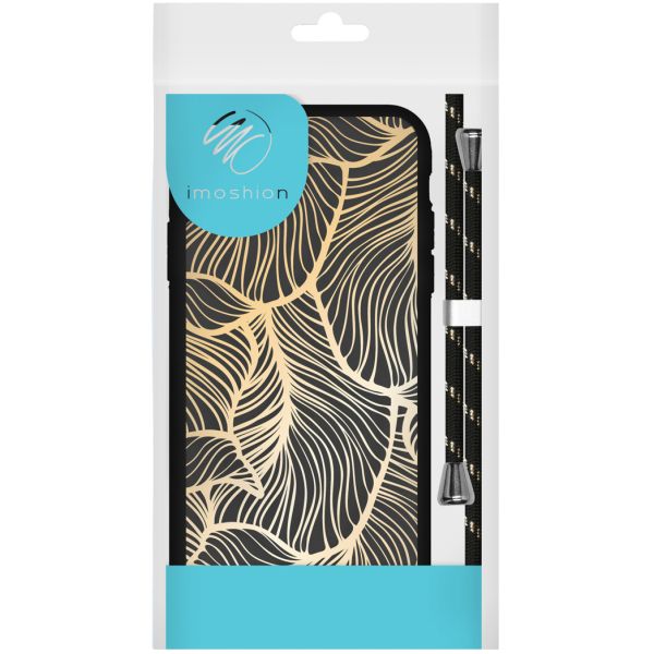imoshion Design Hülle mit Band iPhone 11 - Golden Leaves