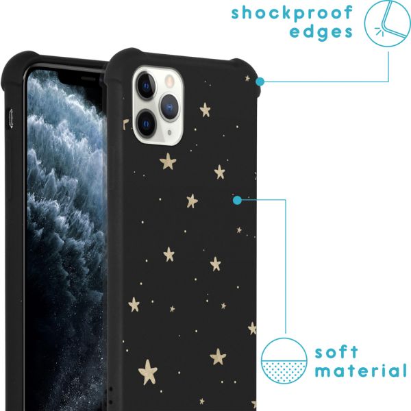 imoshion Design Hülle mit Band für das iPhone 11 Pro - Stars Gold