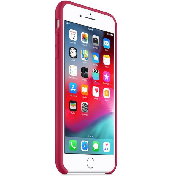 Apple Silikon-Case für das iPhone 8 Plus / 7 Plus - Rose Red