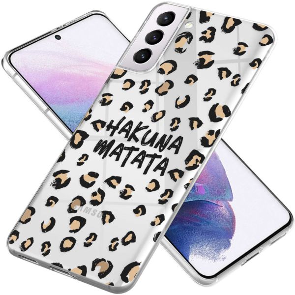 imoshion Design Hülle Galaxy S21 Plus - Leopard - Braun / Schwarz