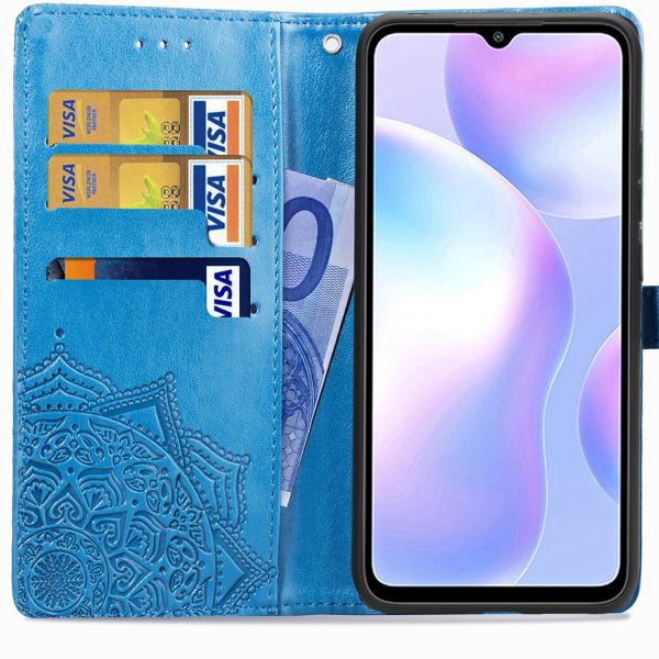 Mandala Klapphülle Xiaomi Redmi 9A - Türkis