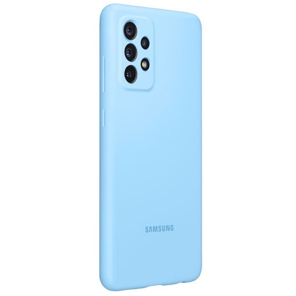 Samsung Original Silikon Cover für das Galaxy A72 - Blau