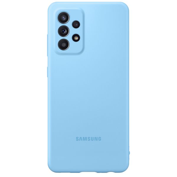 Samsung Original Silikon Cover Samsung Galaxy A52(s) (5G/4G) - Blau