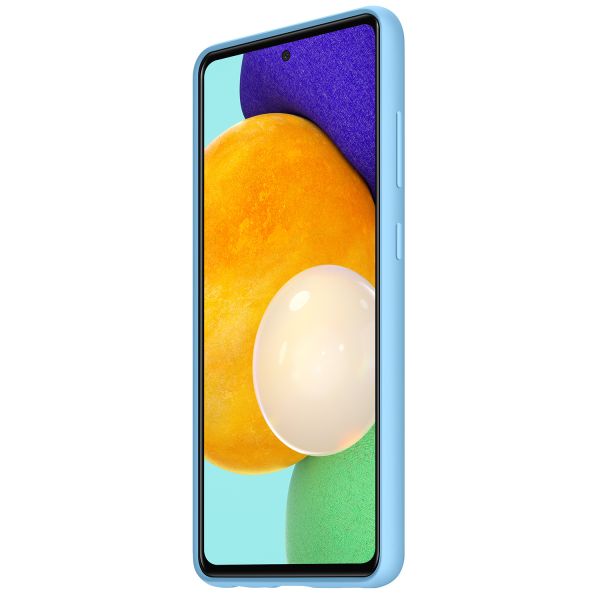 Samsung Original Silikon Cover Samsung Galaxy A52(s) (5G/4G) - Blau