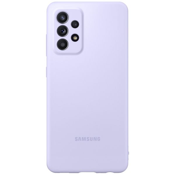 Samsung Original Silikon Cover Samsung Galaxy A52(s) (5G/4G) - Violett