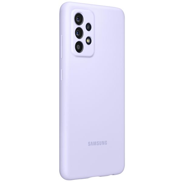 Samsung Original Silikon Cover Samsung Galaxy A52(s) (5G/4G) - Violett