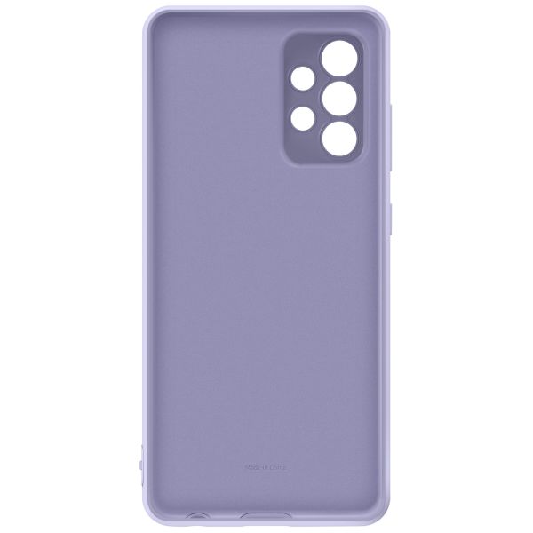 Samsung Original Silikon Cover Samsung Galaxy A52(s) (5G/4G) - Violett