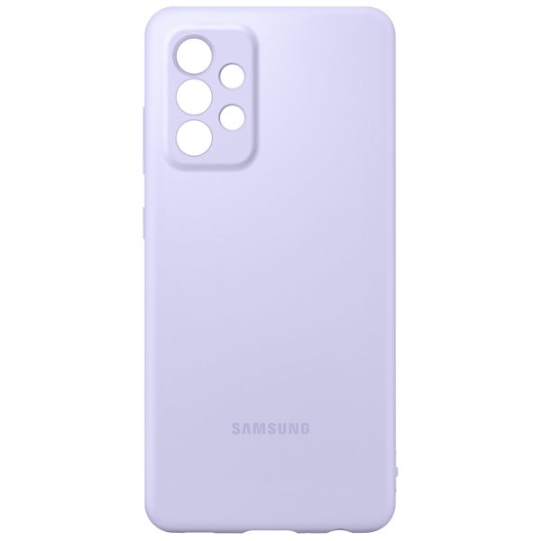 Samsung Original Silikon Cover Samsung Galaxy A52(s) (5G/4G) - Violett