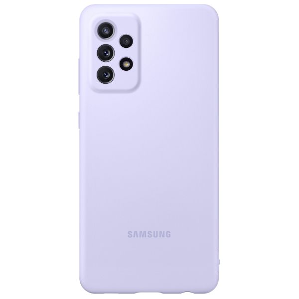 Samsung Original Silikon Cover für das Galaxy A72 - Violett