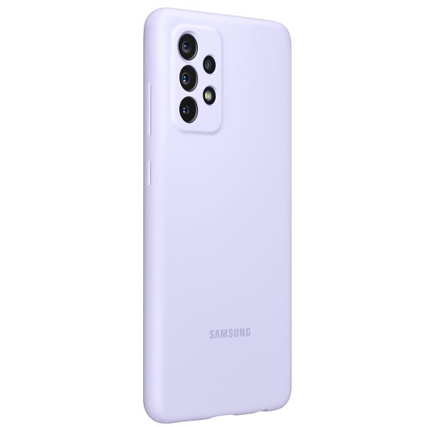 Samsung Original Silikon Cover für das Galaxy A72 - Violett