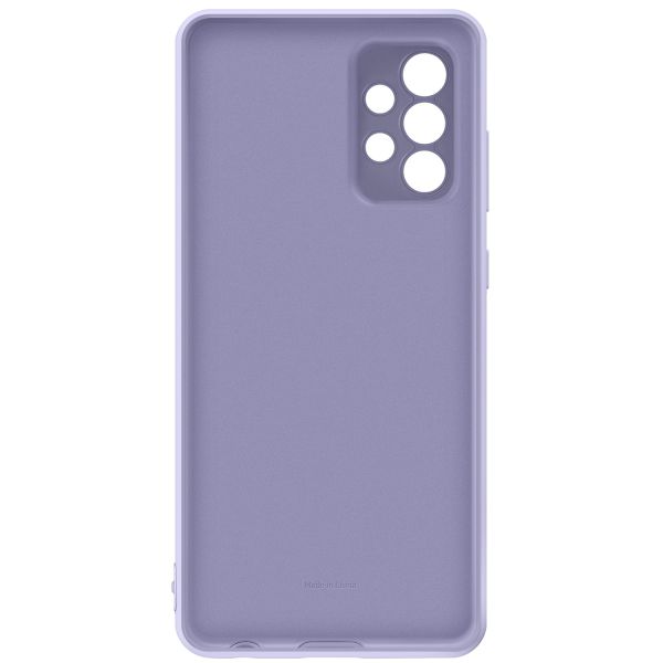 Samsung Original Silikon Cover für das Galaxy A72 - Violett