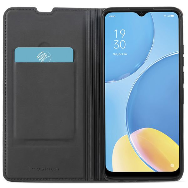 imoshion Slim Folio Klapphülle Oppo A15 - Schwarz