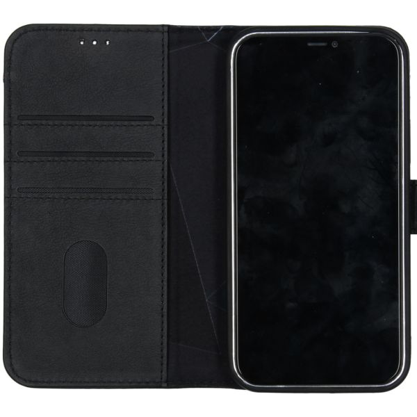 Decoded 2 in 1 Leather Klapphülle für das iPhone 12 (Pro) - Schwarz