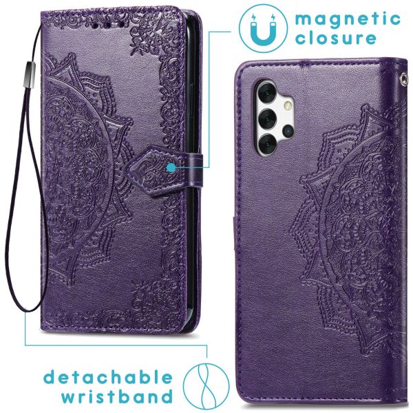 imoshion Mandala Klapphülle Samsung Galaxy A32 (4G) - Violett